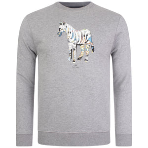 Comic Zebra Print Sweatshirt