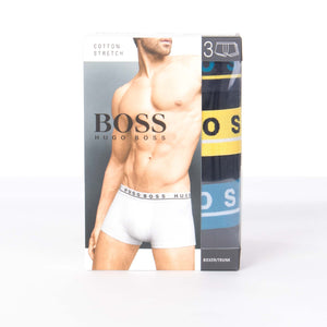 Stretch Cotton Logo Waistband Trunk 3 Pack