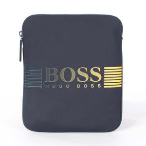 Recycled Nylon Degrade Logo Print Pixel Manbag