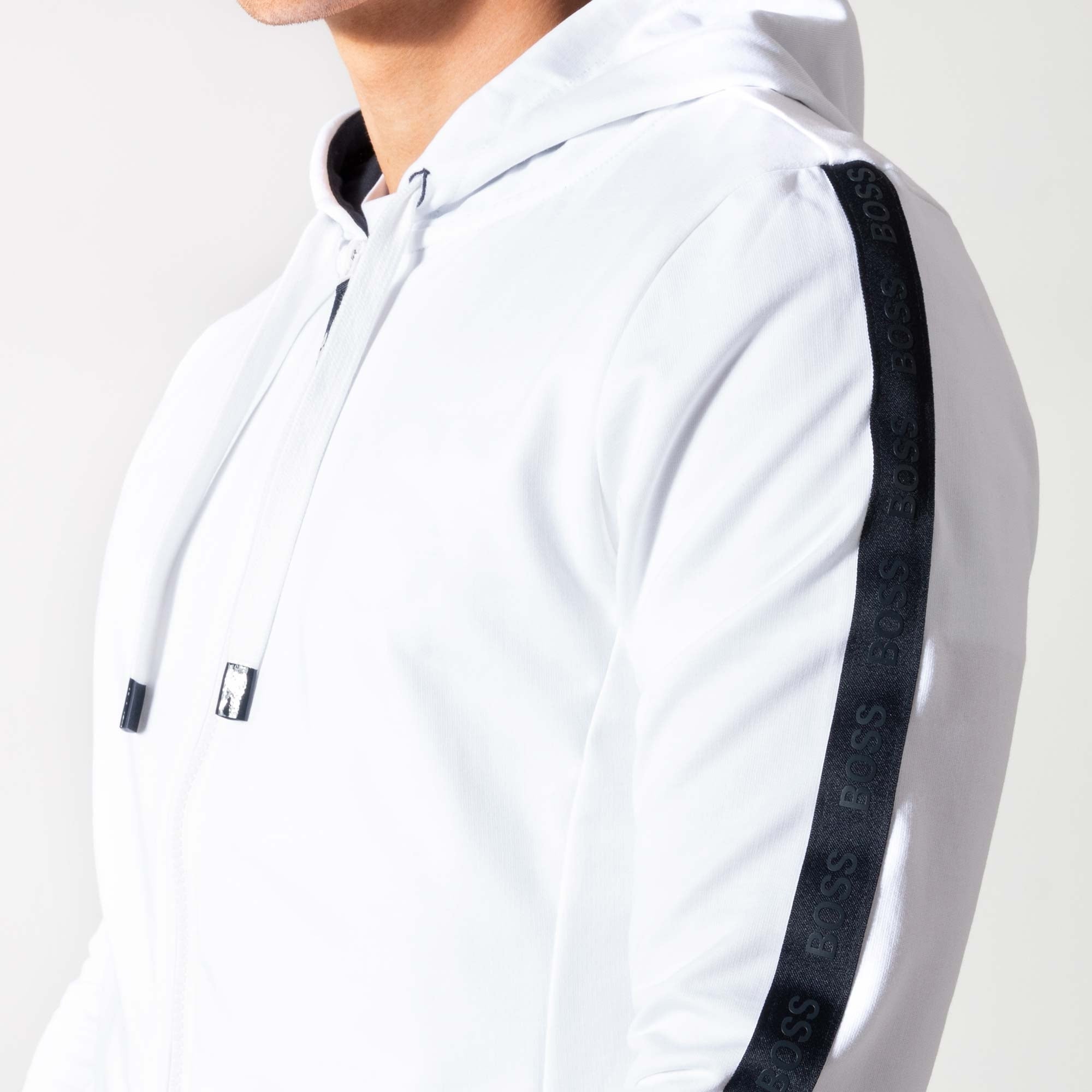Heritage Logo Tape Trims Hoodie