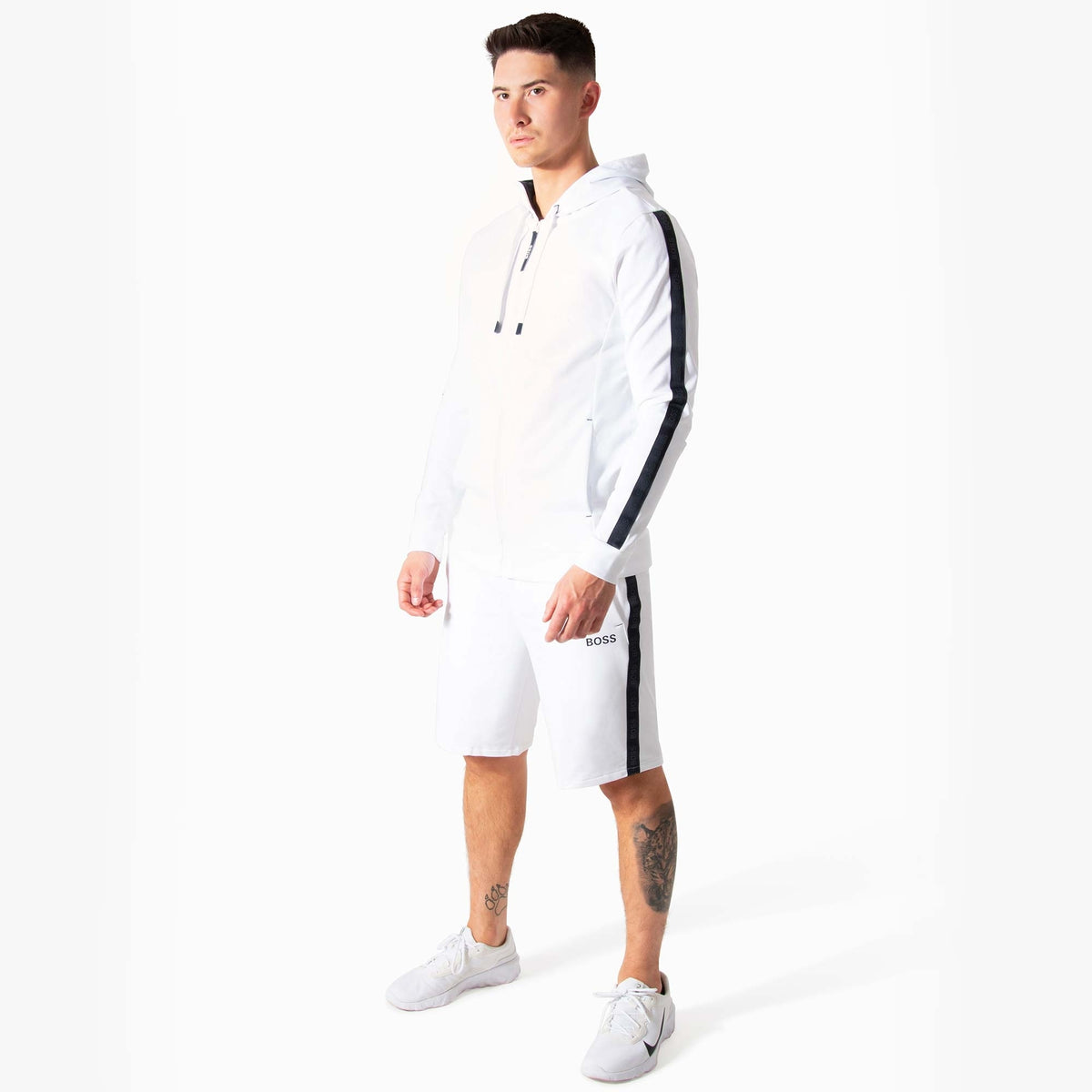 Heritage Logo Tape Trims Hoodie