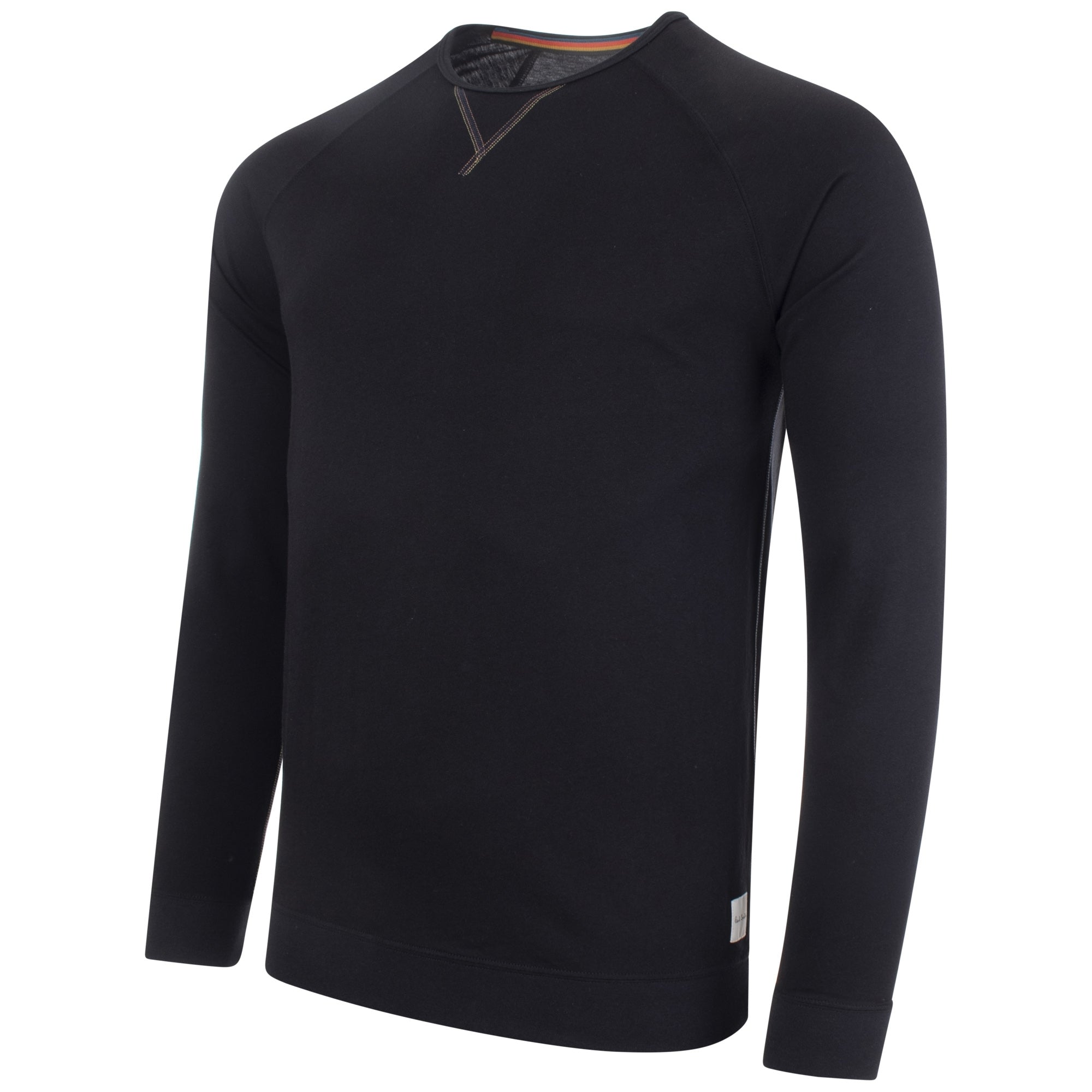 Regular Fit Lounge Crew Neck V-Stitch Top