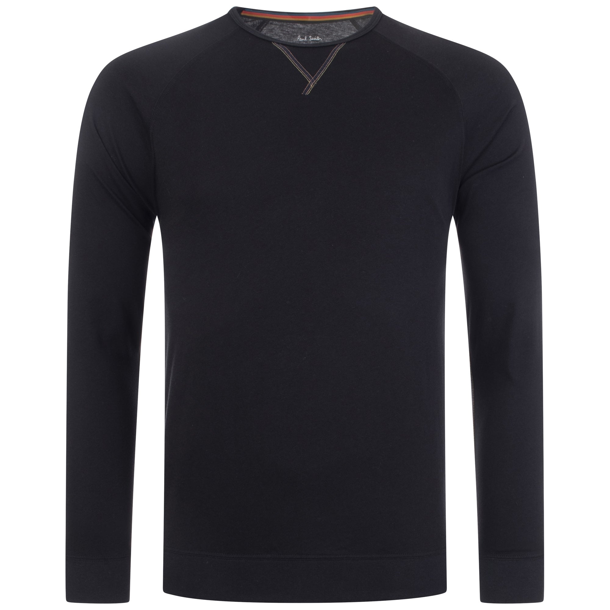 Regular Fit Lounge Crew Neck V-Stitch Top