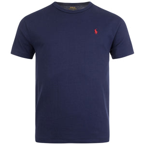 Classic Relaxed Fit Jersey T-Shirt in 003 Newport Navy, Polo Ralph Lauren, EQVVS, Front Mannequin