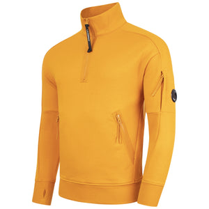Diagonal-Raised-Fleece-Quarter-Zip-Lens-Sweatshirt-Desert-Sun-CP-Company-EQVVS