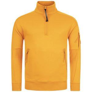 Diagonal-Raised-Fleece-Quarter-Zip-Lens-Sweatshirt-Desert-Sun-CP-Company-EQVVS