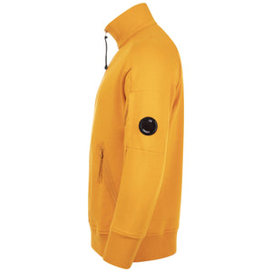 Diagonal-Raised-Fleece-Quarter-Zip-Lens-Sweatshirt-Desert-Sun-CP-Company-EQVVS