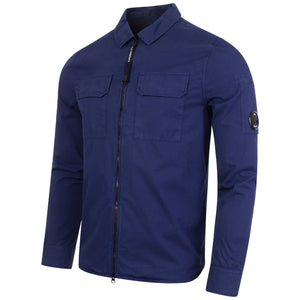 Gabardine Zipped Lens Overshirt