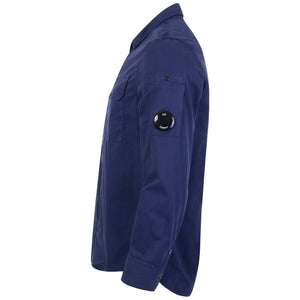 Gabardine Zipped Lens Overshirt