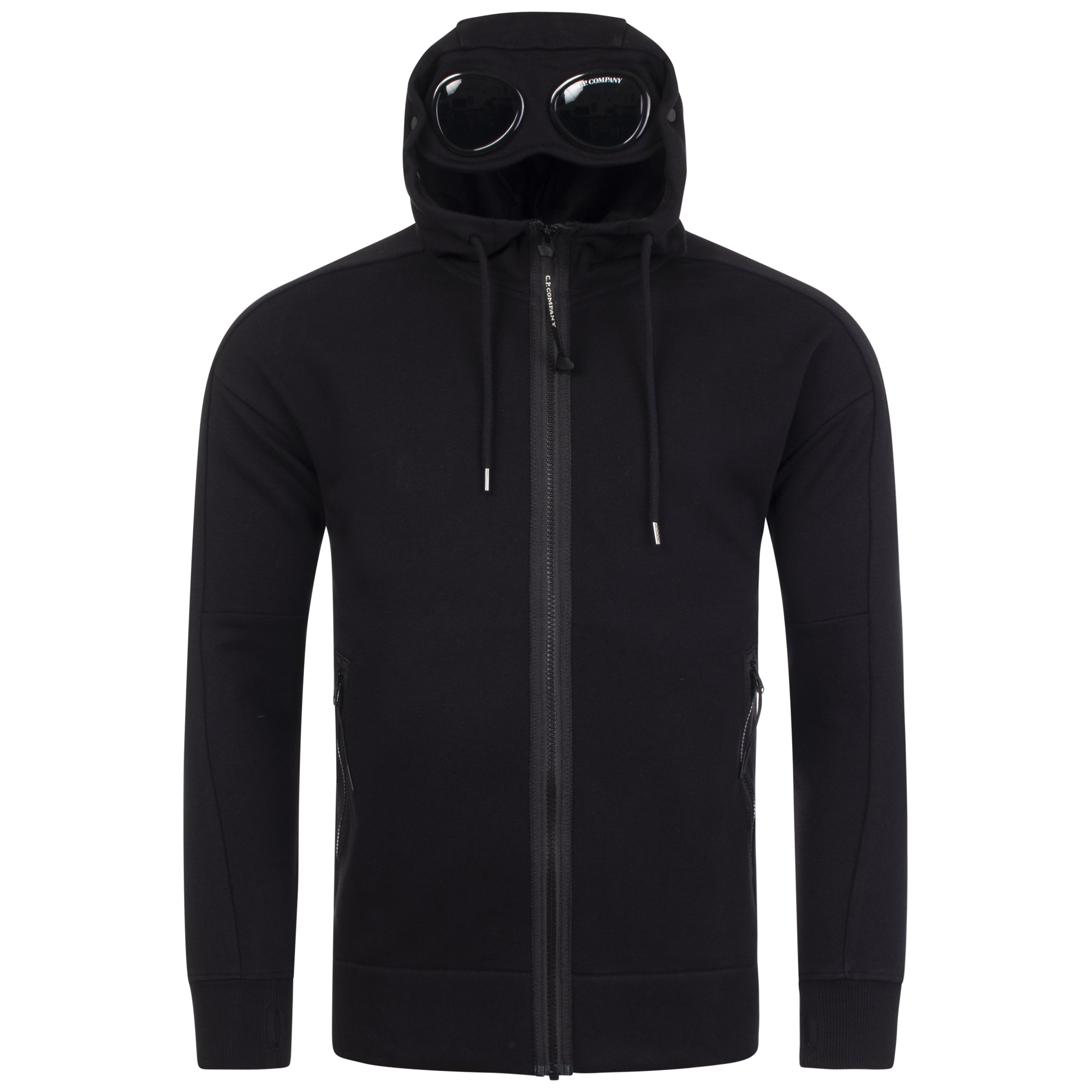 Diagonal Raised Fleece Goggle Hoodie