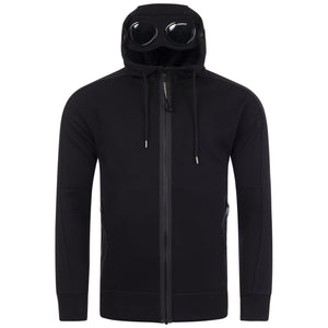 Diagonal Raised Fleece Goggle Hoodie