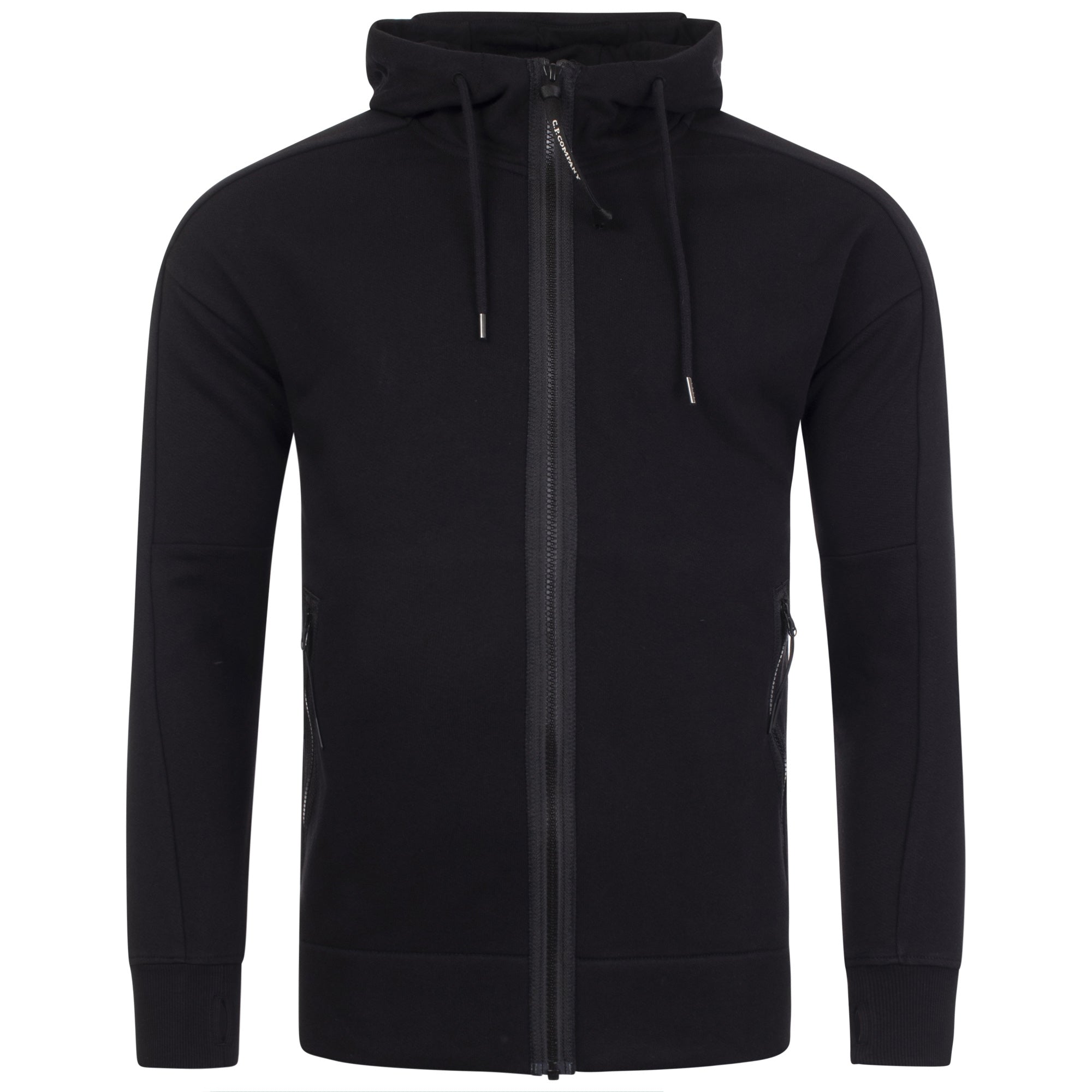 Diagonal Raised Fleece Goggle Hoodie