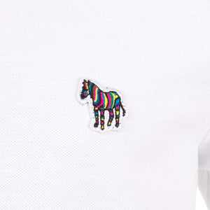 Zebra Logo Single Tipped Polo Shirt