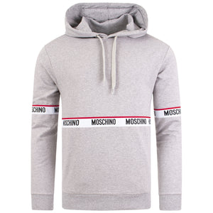 Logo Taped Chest Hoodie