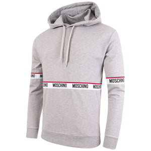 Logo Taped Chest Hoodie