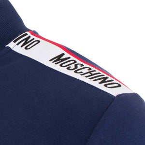 Logo Taped Shoulder 1/4 Zip Sweat