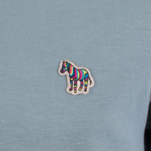 Zebra Logo Single Tipped Polo Shirt