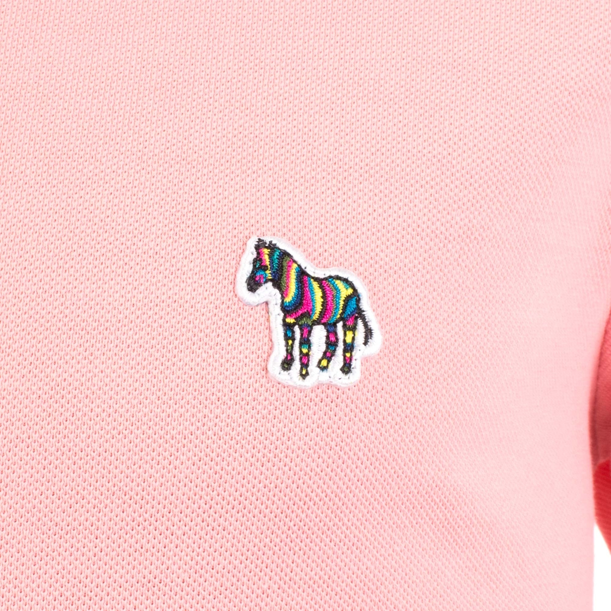 Regular Fit Zebra Short Sleeve Polo Shirt