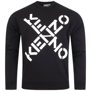 Oversized-X-Logo-Sweatshirt-Black-KENZO-EQVVS