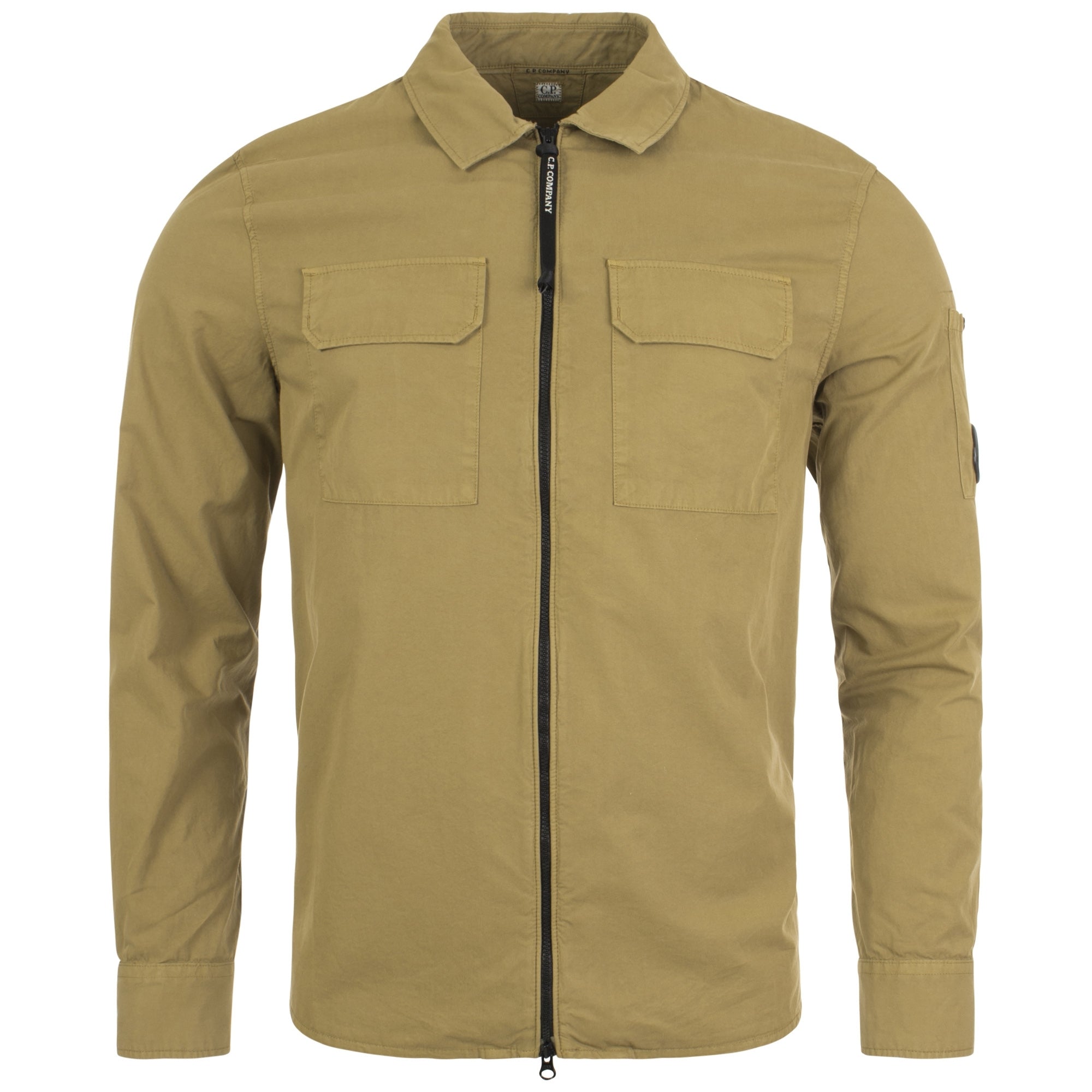 Gabardine Zipped Lens Overshirt