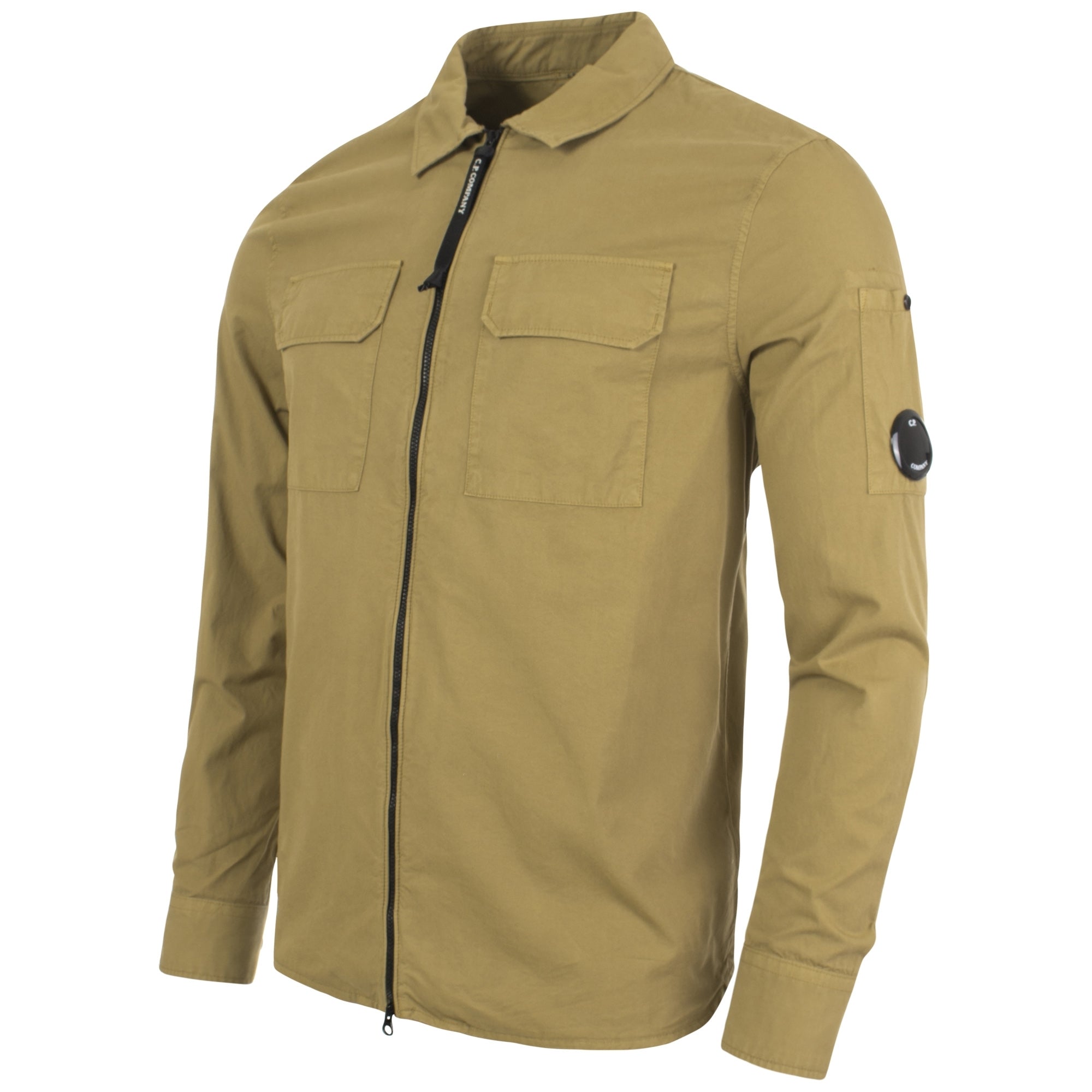 Gabardine Zipped Lens Overshirt