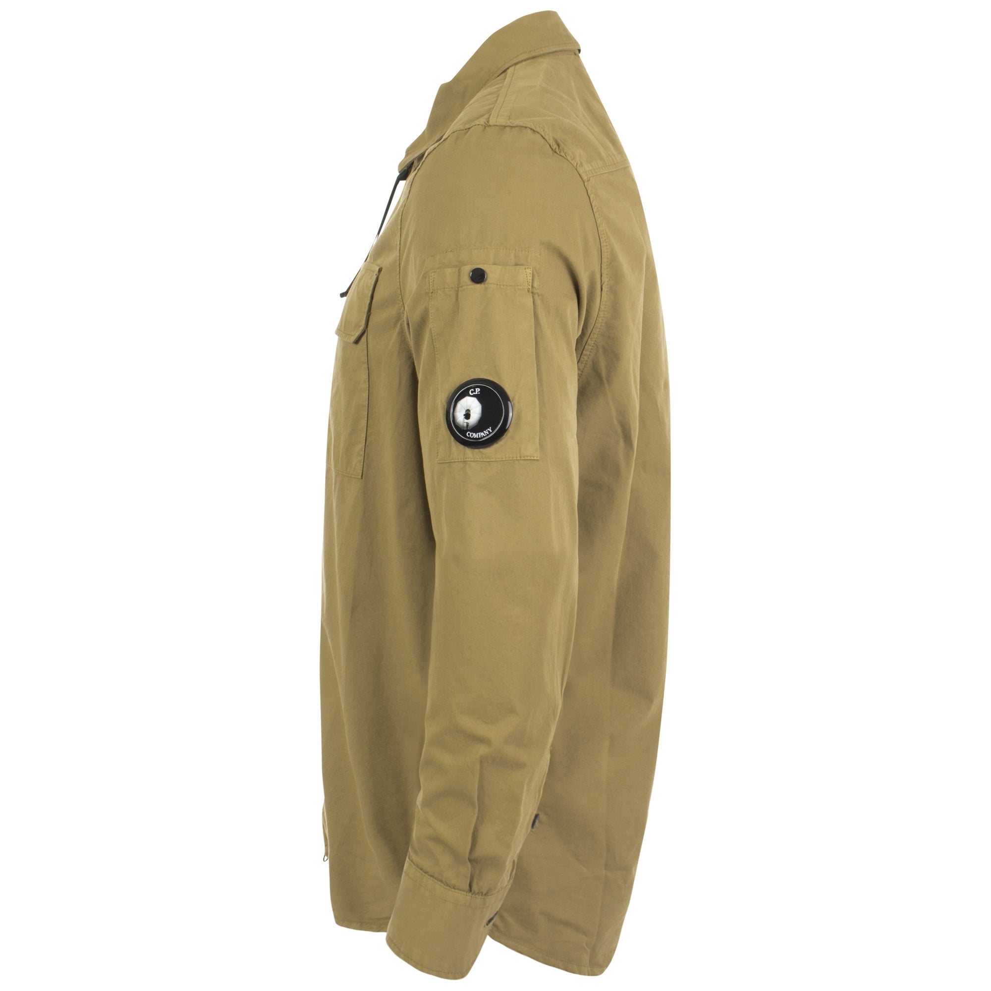 Gabardine Zipped Lens Overshirt