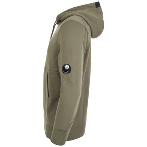 Diagonal Raise Fleece Hoodie