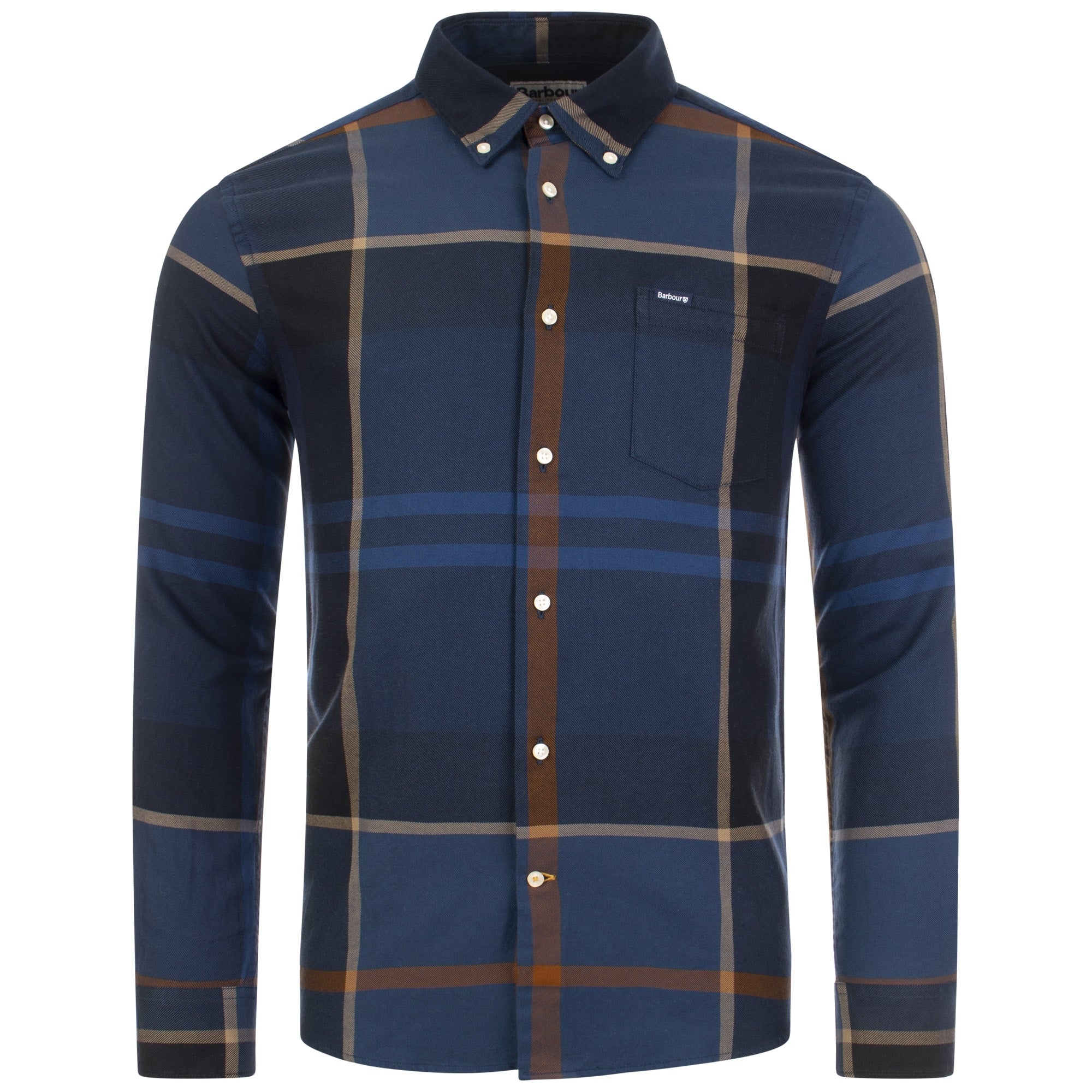 Dunoon-Tailored-Shirt-Midnight-Tartan-Barbour-Lifestyle-EQVVS