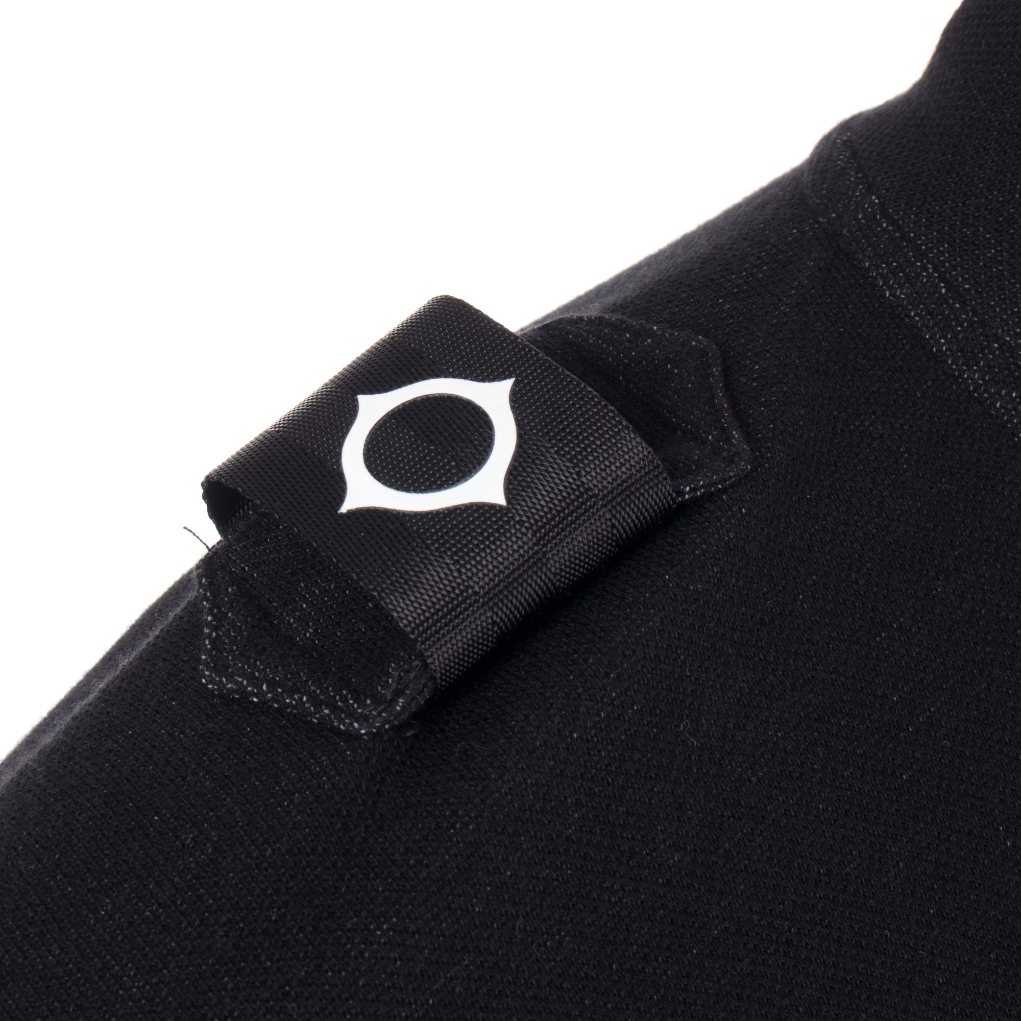 Two Tone fabric Funnel Neck Zip Top