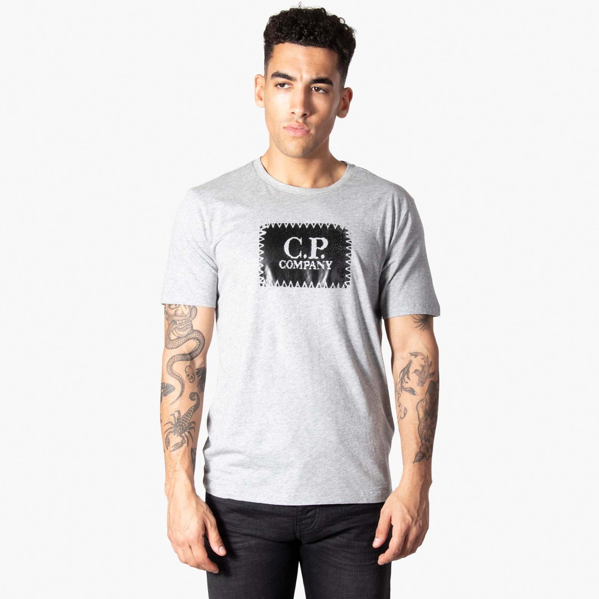 30/1 Jersey Label Print T-Shirt