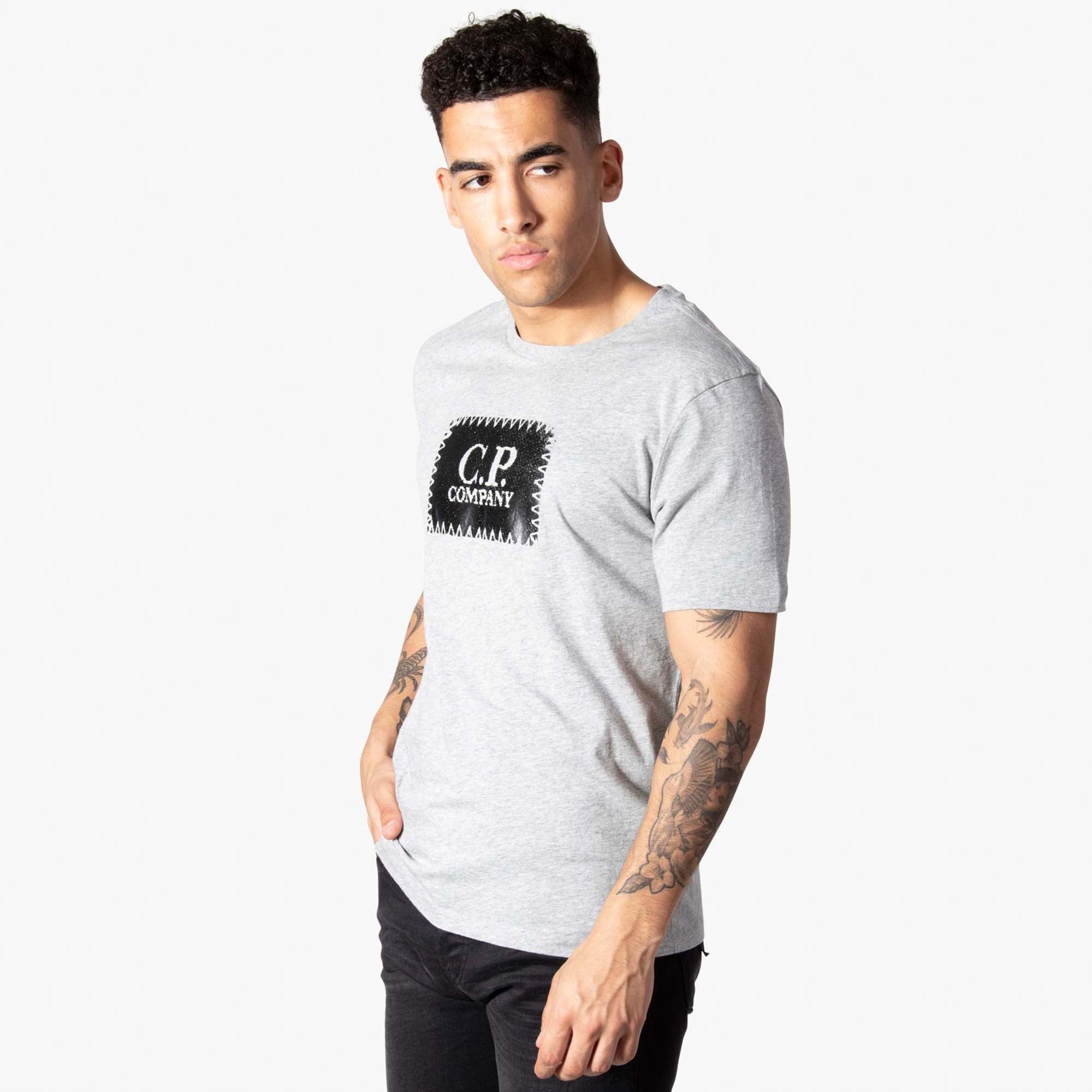 30/1 Jersey Label Print T-Shirt