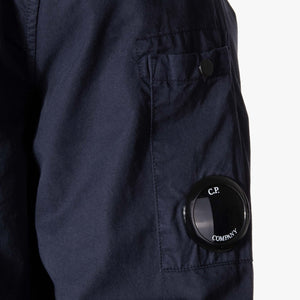 Gabardine Zipped Lens Overshirt
