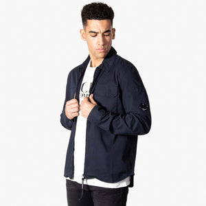 Gabardine Zipped Lens Overshirt