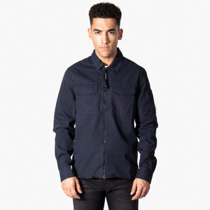 Gabardine Zipped Lens Overshirt
