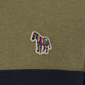 Triple Panel Zebra Sweatshirt