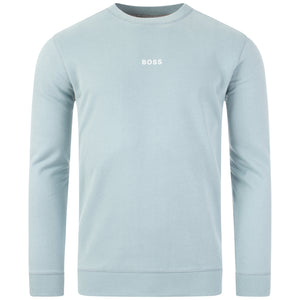 Relaxed-Fit-Weevo-1-Sweatshirt-Turquoise/Aqua-BOSS-EQVVS