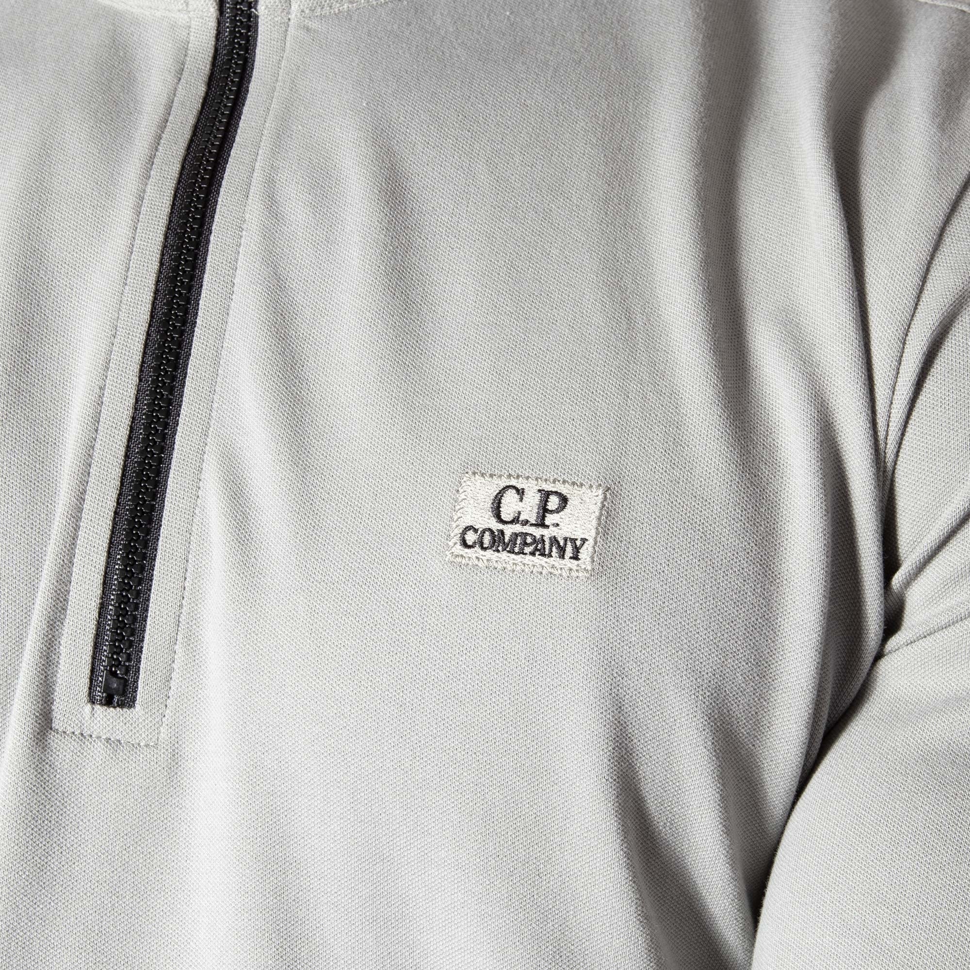 Stretch Piqué L/S 1/4 Zip Polo Shirt
