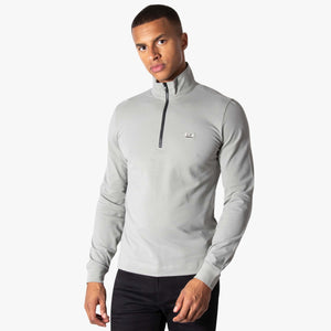 Stretch Pique L/S 1/4 Zip Polo Shirt