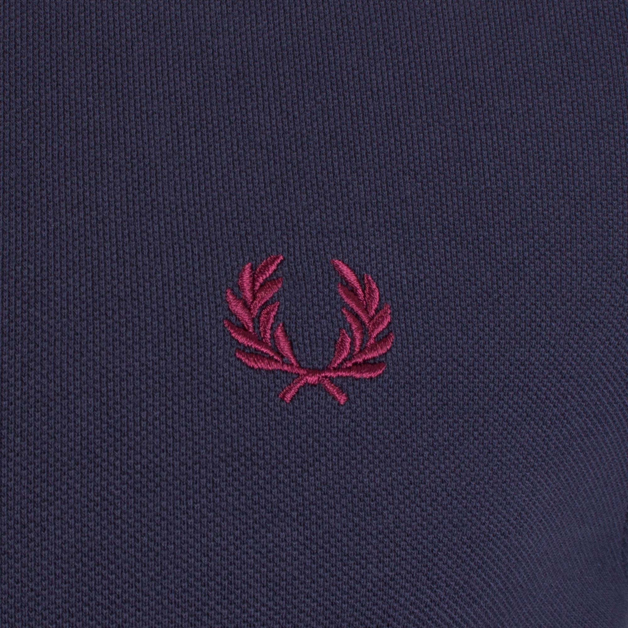 Regular Fit Long Sleeve Twin Tipped Polo Shirt