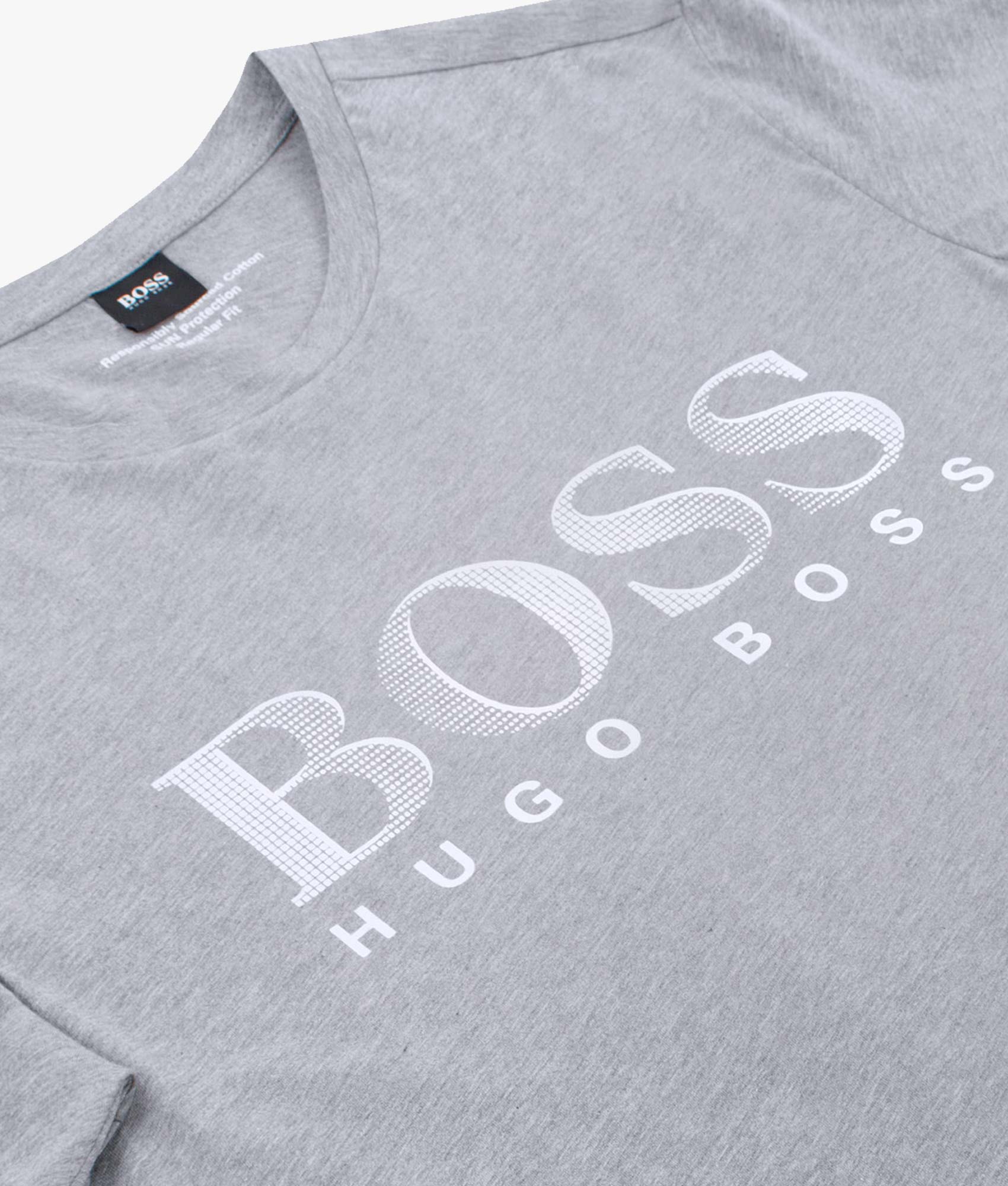 Bodywear-Regular-Fit RN-T-Shirt-Silver-Boss-EQVVS