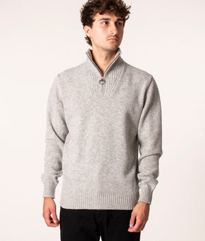 Essential Lambswool Quarter Zip Jumper Barbour Lifestyle EQVVS