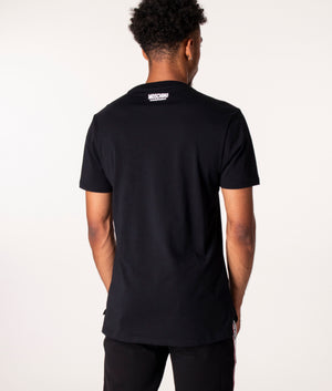 Shoulder-Taped-T-Shirt-Black-Moschino-EQVVS