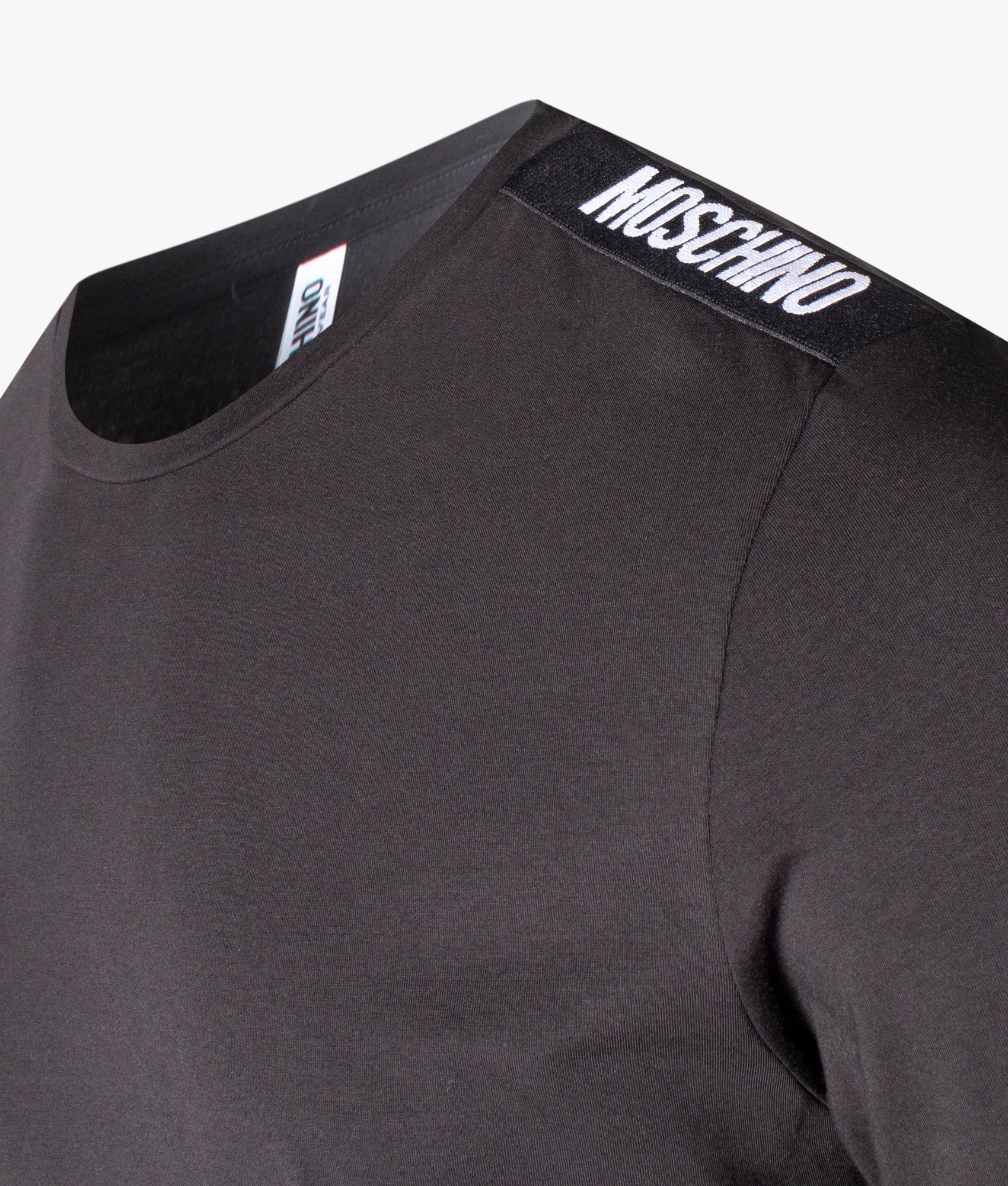 Long-Sleeve-Pima-Stretch-Taped-T-Shirt-Black-Moschino-EQVVS