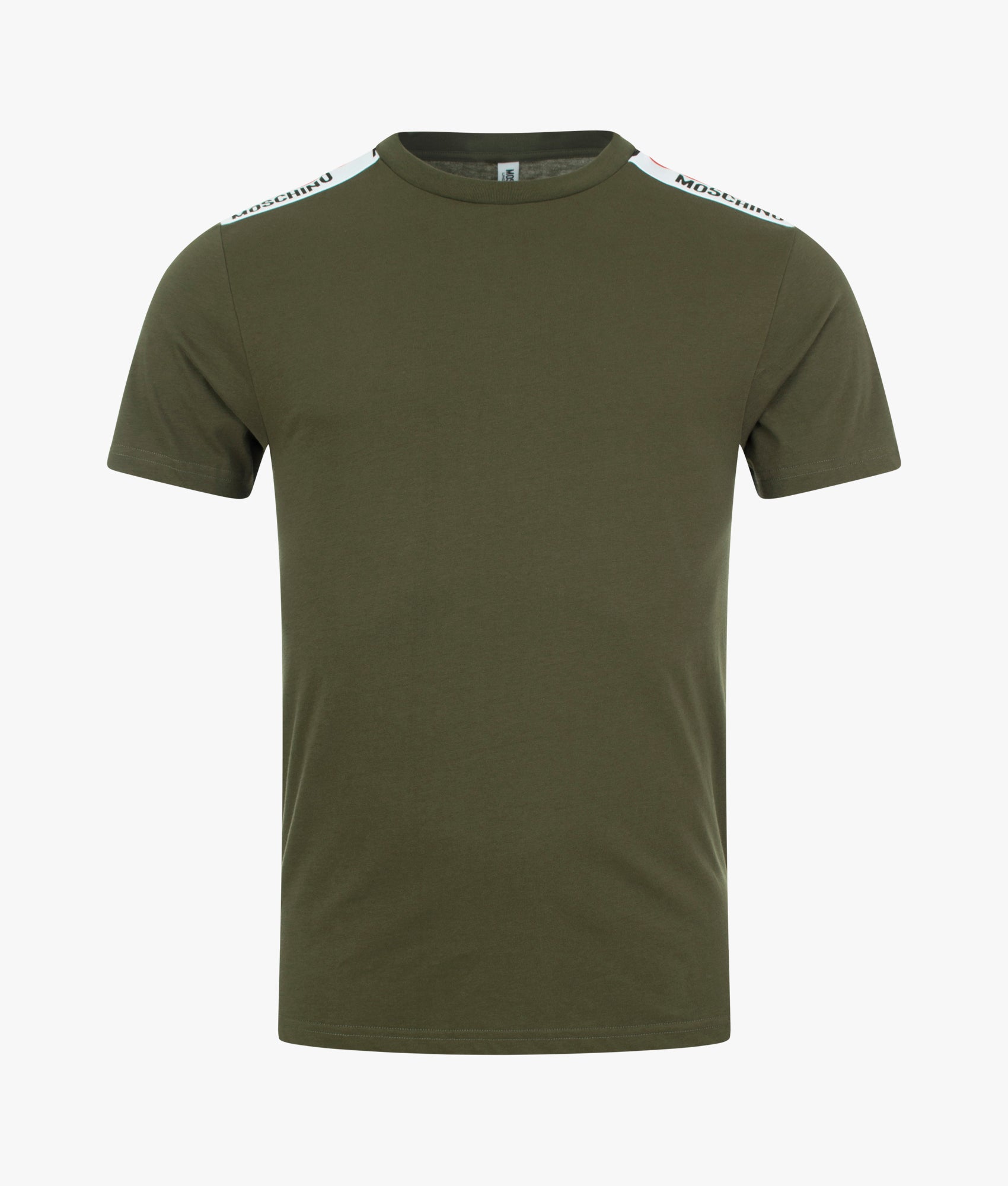 Shoulder-Taped-T-Shirt-Green-Moschino-EQVVS
