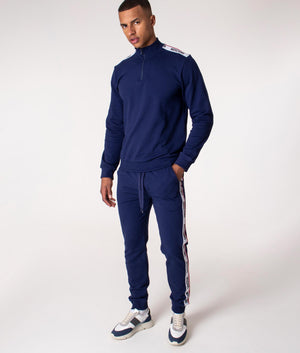 Quarter-Zip-Shoulder-Taped-Sweatshirt-Blue-Moschino-EQVVS