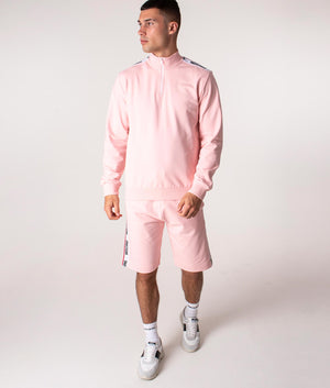Quarter-Zip-Shoulder-Taped-Sweatshirt-Pink-Moschino-EQVVS