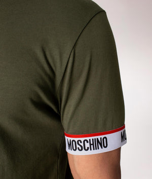 Moschino-Cuffs-T-Shirt-Green-Moschino-EQVVS