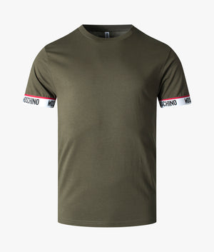 Moschino-Cuffs-T-Shirt-Green-Moschino-EQVVS