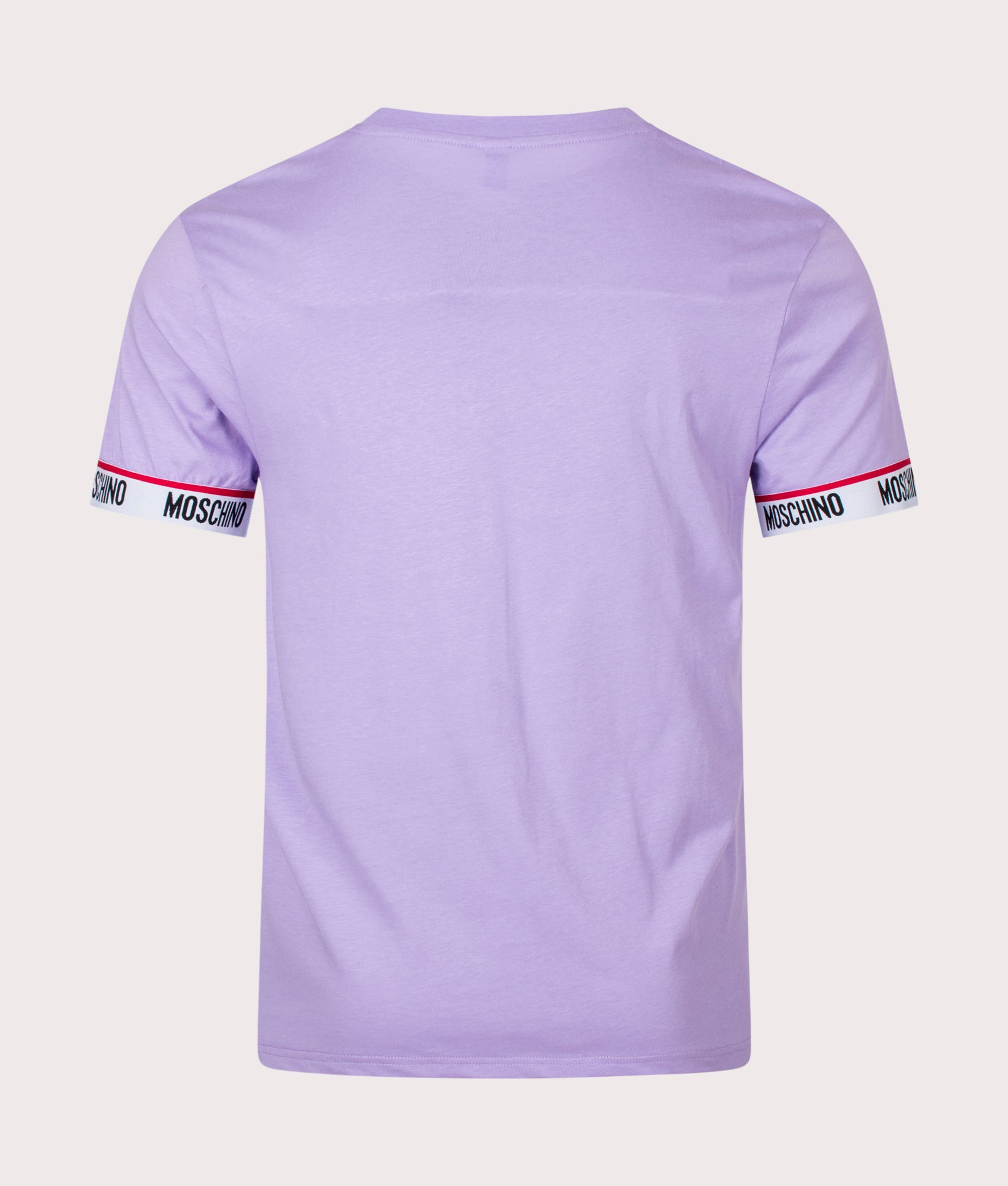 Taped-Logo-Cuff-T-Shirt-Violet-Moschino-EQVVS