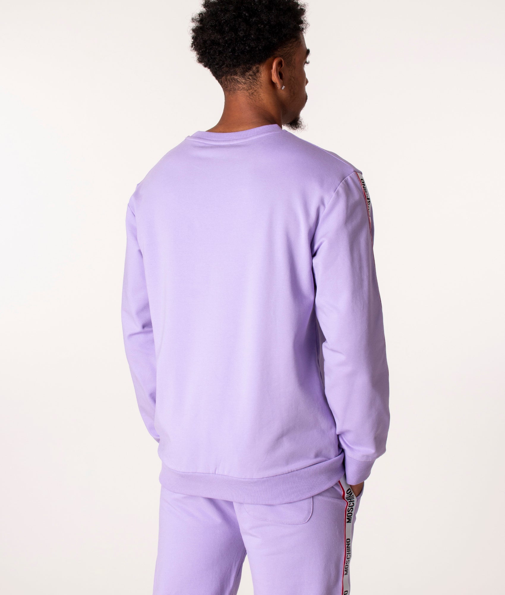 Logo-Taped-Arm-Sweatshirt-Violet-Moschino-EQVVS